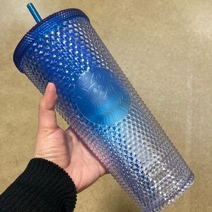 Blue Bling Korean Starbucks Studded Venti Cup